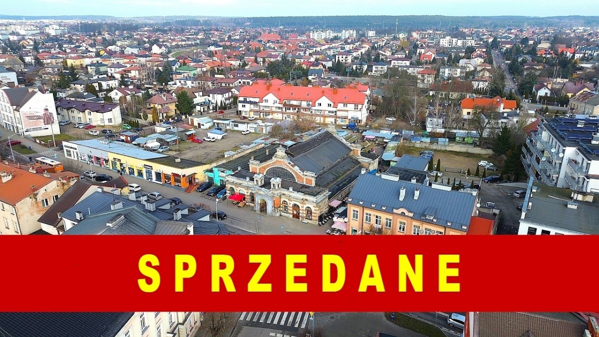 Teren o pow. 6239 m2 w ścisłym centrum Mławy !!!