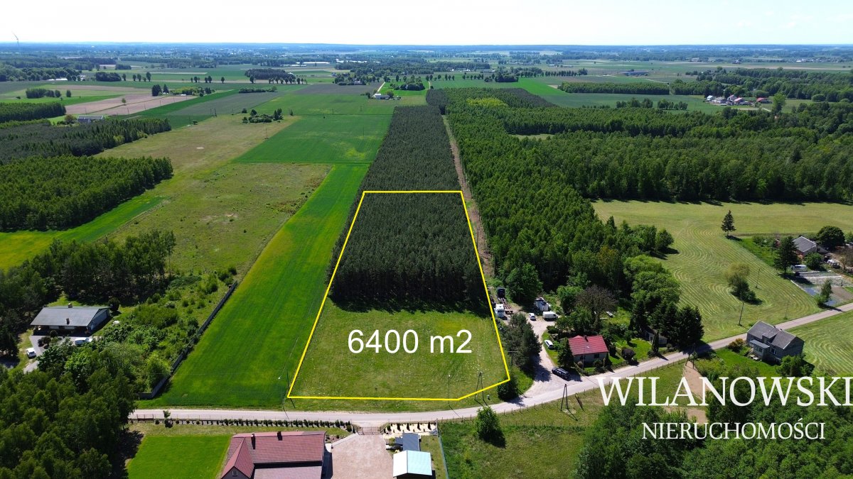 Działka 6400 m2 - Wola Kolonia, gm. Stupsk