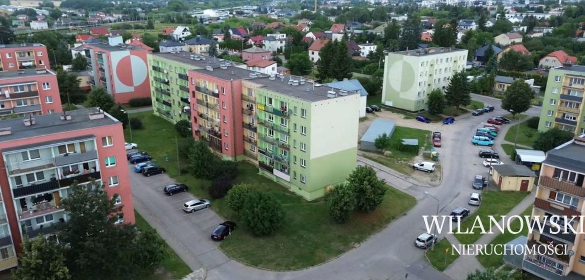 Mieszkanie 55,41m² | 2 pokoje | balkon | piwnica | Mława | OKM