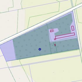 Teren 4,96 ha z halą produkcyjną w pobliżu S7