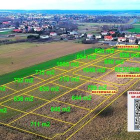 Działka budowlana 636 m2 - Nowe Osiedle  WARSZAWSKA