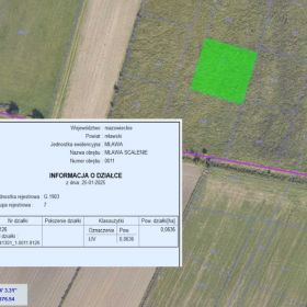 Działka budowlana 636 m2 - Nowe Osiedle  WARSZAWSKA