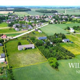 Działka z budynkiem gospodarczym + łąka / 1,08 ha / Dąbek