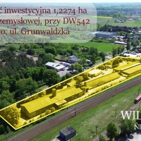 Nieruchomość inwestycyjna 1,2274 ha przy DW542 / dzielnica przemysłowa
