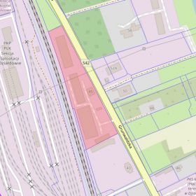Nieruchomość inwestycyjna 1,2274 ha przy DW542 / dzielnica przemysłowa