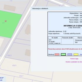 Działka budowlana 2500 m² w Lewiczynie - PIĘKNA ZIELONA OKOLICA