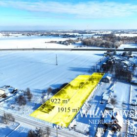 Działka 1922 m² na obrzeżach Mławy, osiedle domów jednorodzinnych