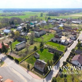 Siedlisko z domem i zabudowaniami I 1300 m² | Mdzewko, gm. Strzegowo