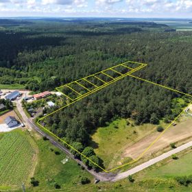 Działki budowlane przy lesie – Kraszewo, media, od 75 zł/m²