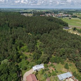 Działka budowlana przy lesie – Kraszewo, pełne media
